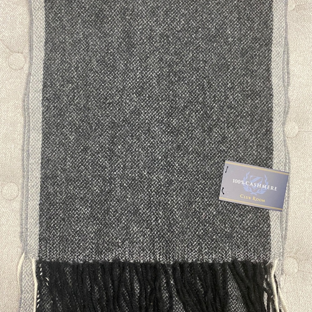 Men’s Cashmere Scarf By Club Room